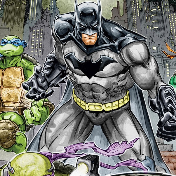 Primeiro encontro de Batman e Tartarugas&nbsp;Ninja