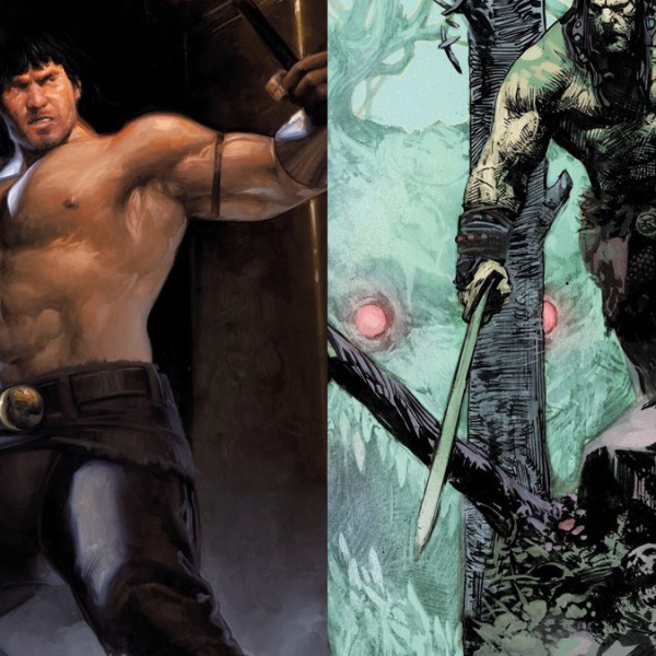 Quarto número de A Espada Selvagem de Conan e edição #11 de Conan – O&nbsp;Bárbaro