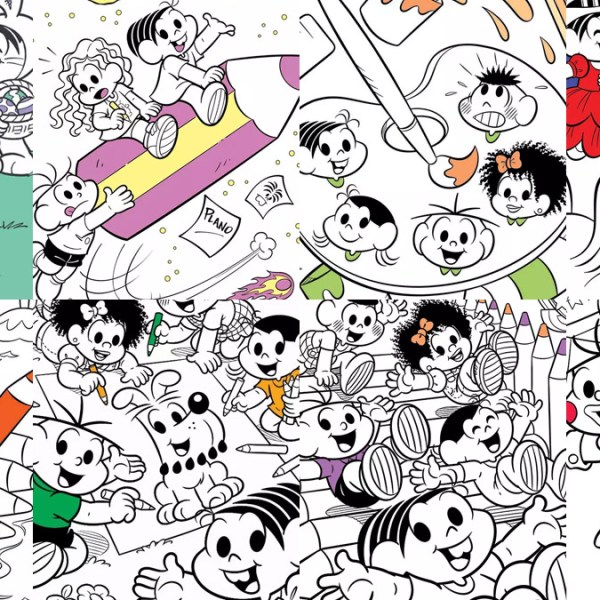 Histórias para Colorir Turma da Mônica #2 a 9: julho/2025 a&nbsp;fevereiro/2026