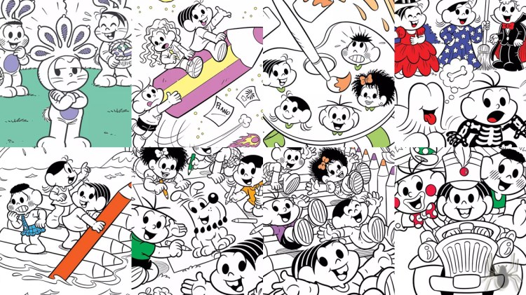 Histórias para Colorir Turma da Mônica #2 a 9: julho/2025 a&nbsp;fevereiro/2026