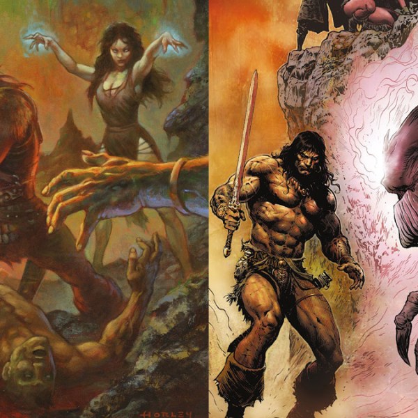 Quinto número de A Espada Selvagem de Conan e edição #12 de Conan – O&nbsp;Bárbaro
