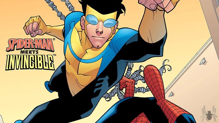 Invencível e Homem-Aranha: encontro de&nbsp;heróis