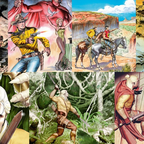 Tex Willer #58 e 59, Especial #7, A Saga de Tex Willer e Dragonero #31 a&nbsp;33