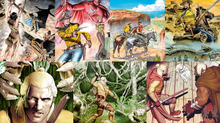 Tex Willer #58 e 59, Especial #7, A Saga de Tex Willer e Dragonero #31 a&nbsp;33