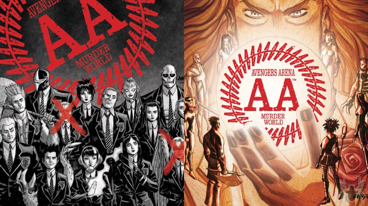 Dois primeiros volumes de Vingadores:&nbsp;Arena