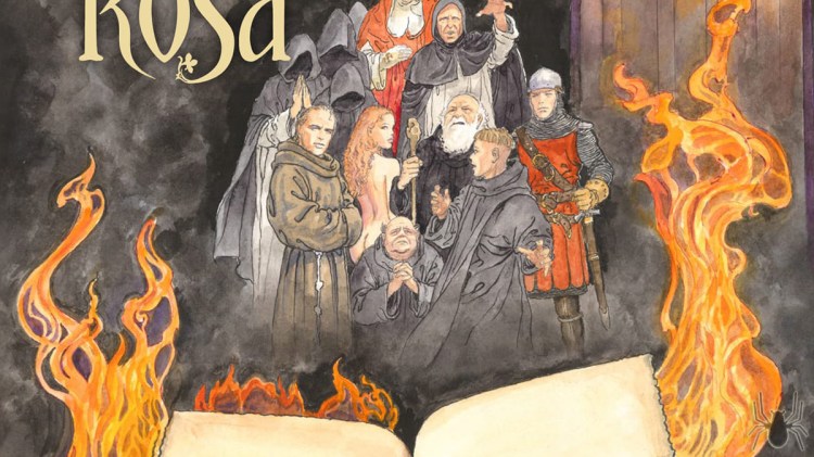 Segundo volume de O Nome da Rosa, por Milo&nbsp;Manara