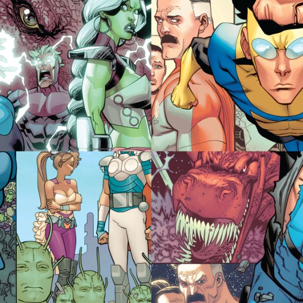 Volumes 15 a 18 de Invencível, de Robert&nbsp;Kirkman