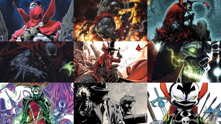 Volume 12 de Spawn, 23 a 25 de Origens, terceiro de Pistoleiro, quartos de Rei Spawn e Condenados, nova série de Sam & Twitch e Spawn Mata Todo&nbsp;Mundo!
