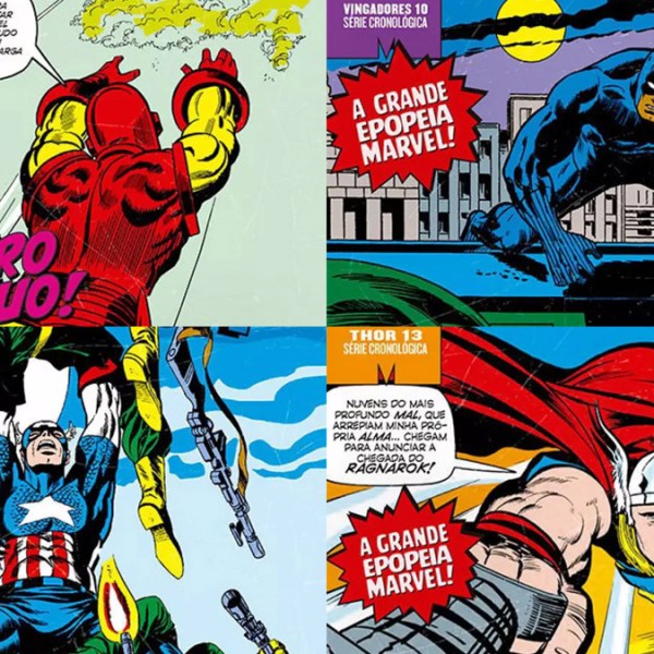 Volumes 24 a 27 da Coleção Clássica Marvel: Nova&nbsp;Fase