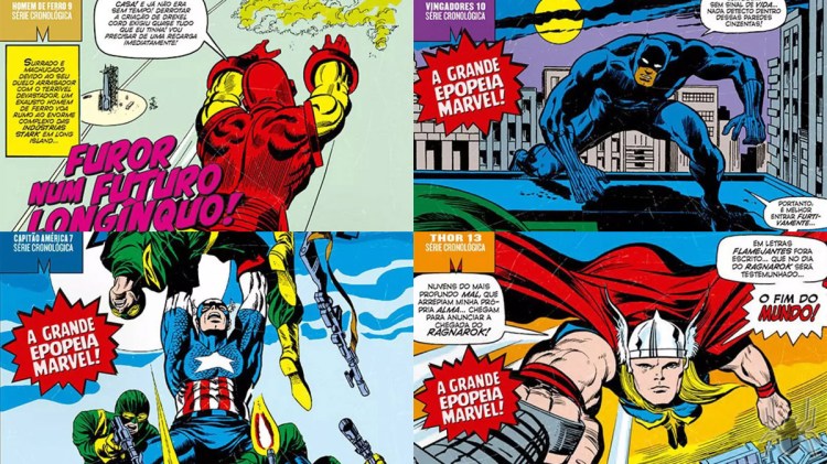 Volumes 24 a 27 da Coleção Clássica Marvel: Nova&nbsp;Fase