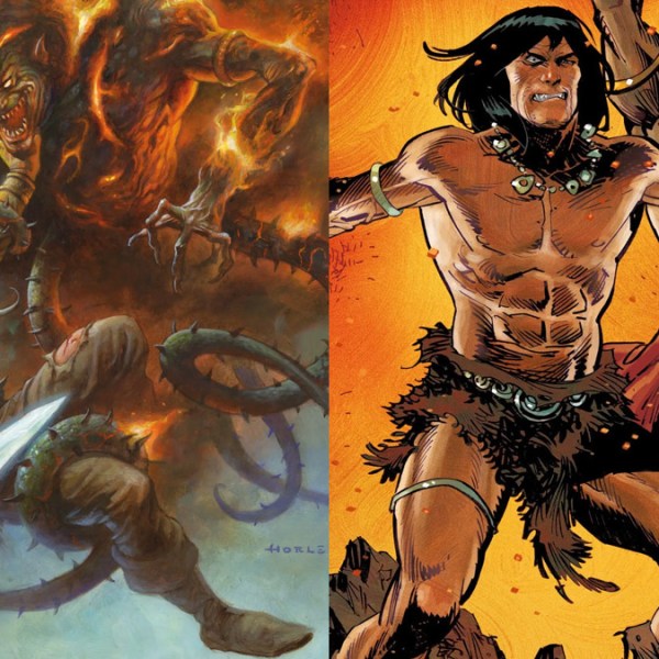 Sexto número de A Espada Selvagem de Conan e edição #14 de Conan – O&nbsp;Bárbaro