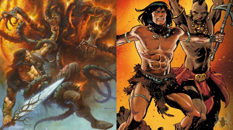 Sexto número de A Espada Selvagem de Conan e edição #14 de Conan – O&nbsp;Bárbaro